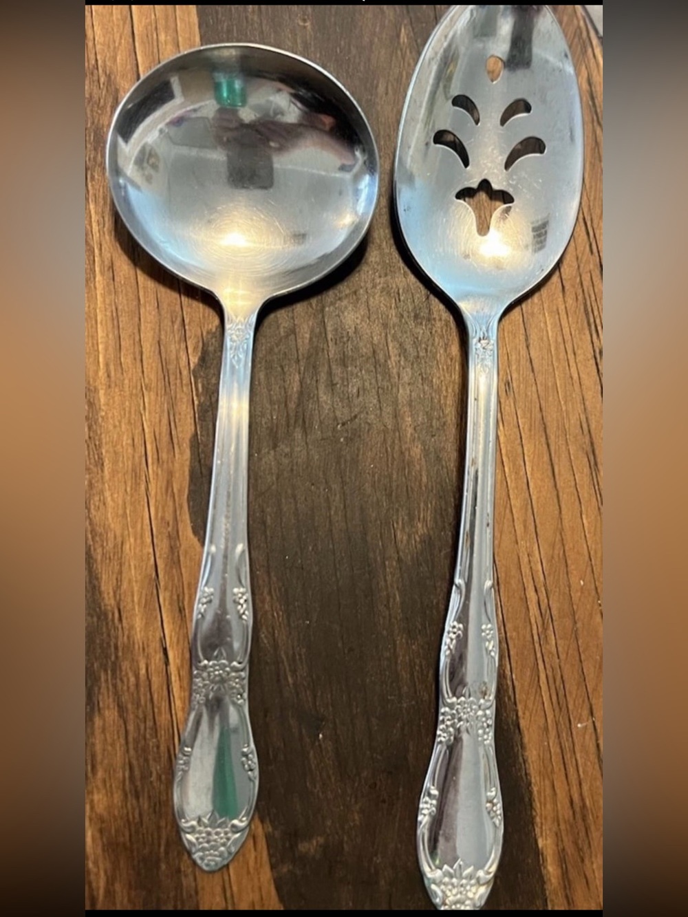 WMA Rogers Oneida LTD Serving Spoon & Gravy Spoon Stainless